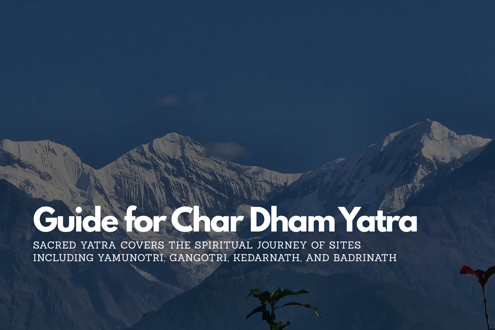 Char Dham Yatra