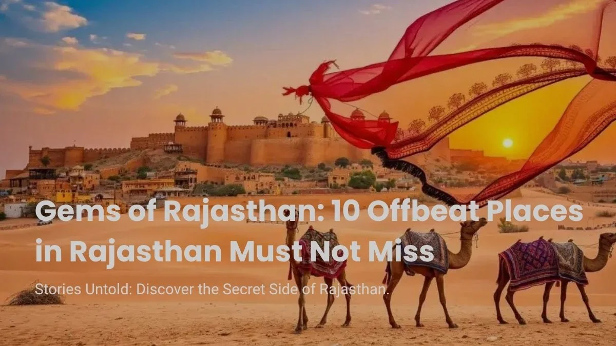 offbeat places in Rajasthan